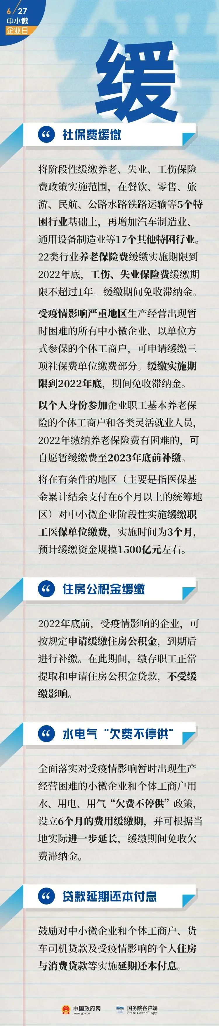 【一起來了解】@全國中小微企業，這些政策支持你→