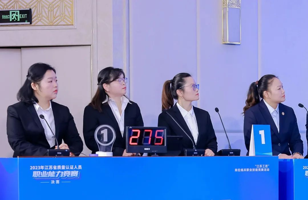 2023年江蘇省質量認證人員職業能力競賽圓滿收官！
